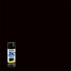 Rust-Oleum  Painter's Touch 2X Ultra Cover  Gloss  Black  Spray Paint  12 oz. 