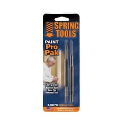 Spring Tools Paint Pro Pak 1/32 and 2/32 in. Hammerless Nail Set and Door Pin Removal Tool 2 pc