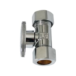 Ace 5/8 in. FPT X 1/2 in. Brass Shut-Off Valve