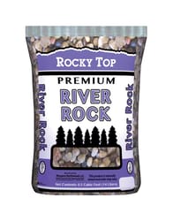 Rocky Top Multicolored River Rock Decorative Stone 0.5 cu ft 45 lb