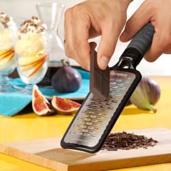 Microplane Select Series Medium Course Cheese Grater - Black