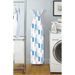 Whitmor 15 in. W X 54 in. L Cotton Blue/Gray Ironing Board Pad and Cover