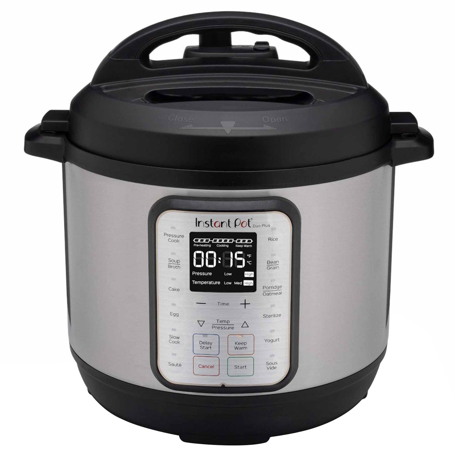 Instant Duo Plus Stainless Steel Pressure Cooker 6 qt Black/Silver Sansujyuku sansujyuku.com