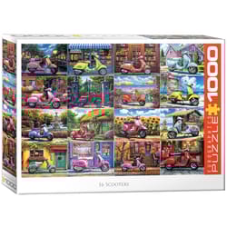 Eurographics 16 Scooters Jigsaw Puzzle Multicolored 1000 pc