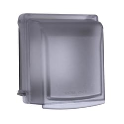 Sigma Electric Rectangle Plastic 2 gang 6.02 in. H X 5.53 in. W Weatherproof Cover