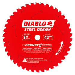 Diablo Steel Demon 8 in. D X 5/8 in. Cermet Metal Saw Blade 42 teeth 1 pk