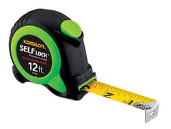 Komelon Self Lock 12 ft. L X 5/8 in. W Auto Lock Tape Measure 1 pk