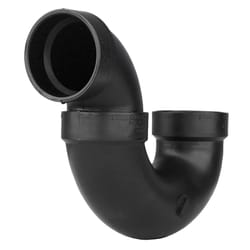 Charlotte Pipe 2 in. Hub X 2 in. D Hub ABS P-Trap