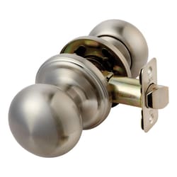 Ace Colonial Satin Nickel Passage Door Knob 1-3/4 in.