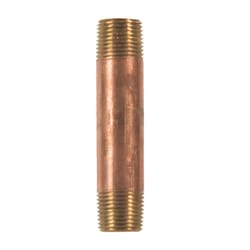 JMF Company 3/8 in. MPT 3/8 in. D MPT Brass Nipple 3 in. L