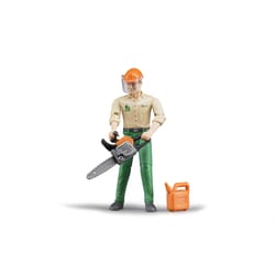 Bruder Bworld Forestry Worker Toy Multicolored 2 pc