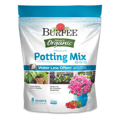 Burpee Organic Flower and Plant Potting Mix 8 qt Burpee Organic Flower and Plant Potting Mix 8 qt