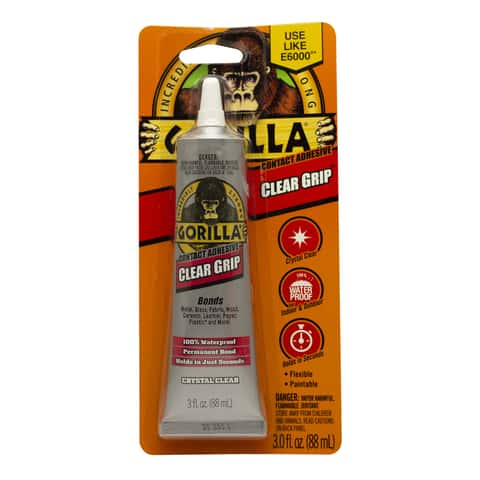 Gorilla 3 Fl Oz Tube Clear Grip Contact Adhesive : Target