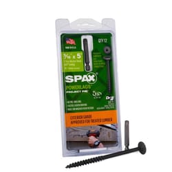 SPAX PowerLag 5/16 in. in. X 5 in. L T-30 Washer Head Structural Screws 12 pk