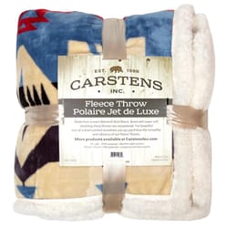 Carstens Inc 68 in. H X 2 in. W X 54 in. L Multicolored Polyester Plush Throw Blanket