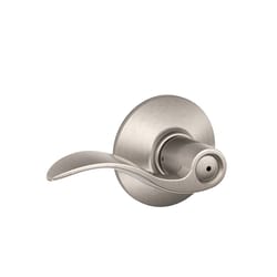 Schlage Accent Satin Nickel Privacy Lever Right or Left Handed