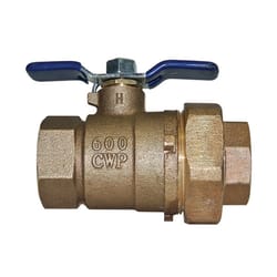 Watts 1 in. Brass FIP Union Ball Valve Full Port Lever