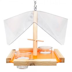 Songbird Essentials Oriole Wood Fruit and Nut Bird Feeder