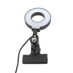 Kikkerland Black/White Selfie Light LED Ring Light For All Mobile Devices