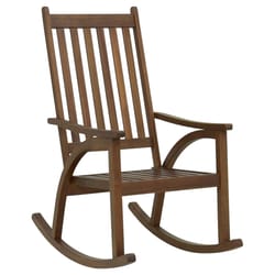 Living Accents Natural Wood Frame Rocking Chair