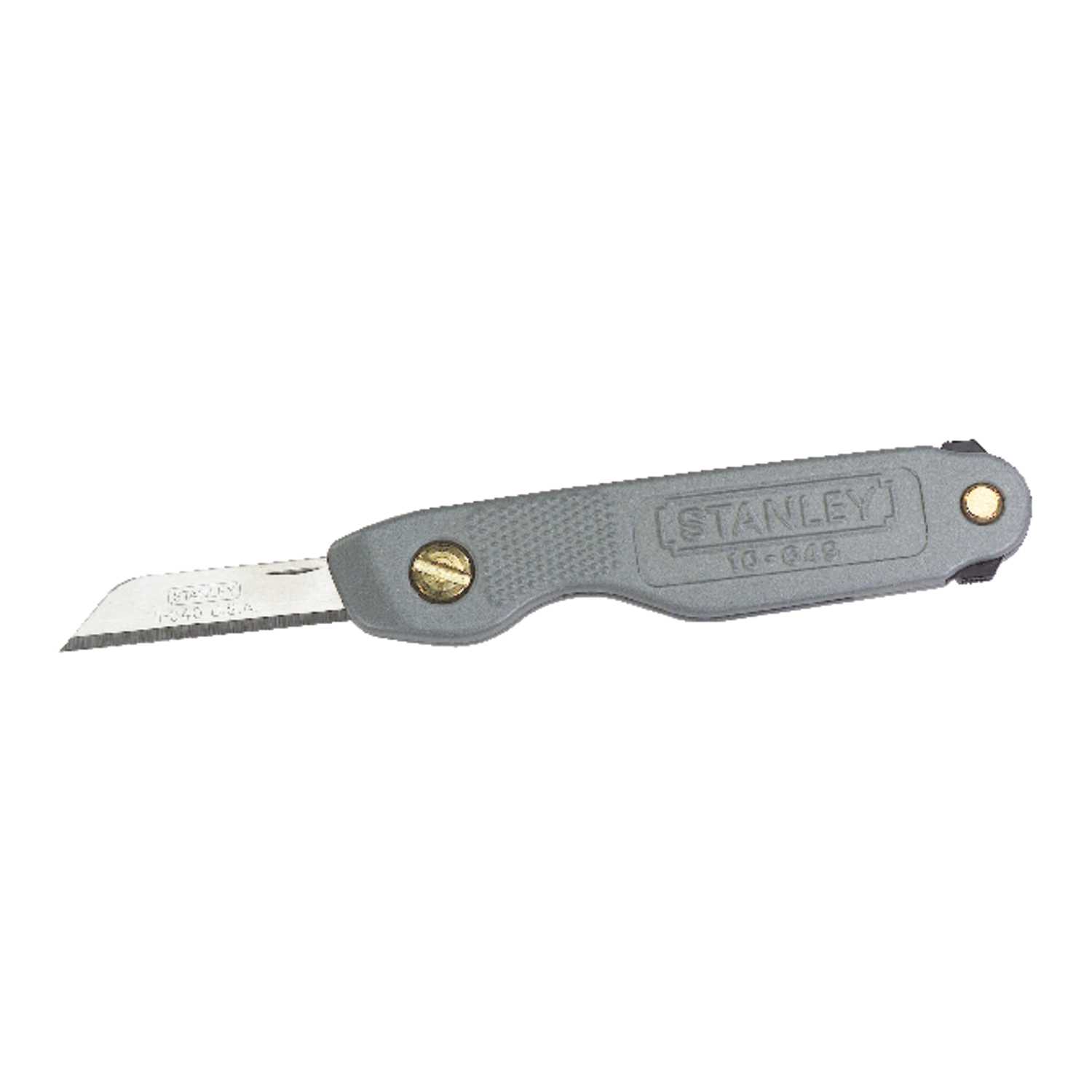 Stanley 41/4 in. Folding Pocket Knife Gray 1 pk Ace Hardware