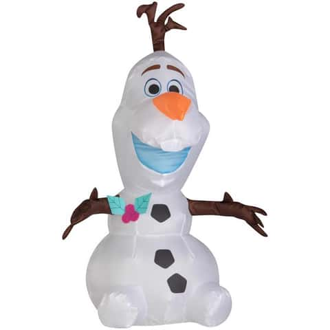 Disney Frozen Olaf Super Jumbo Plush 48 4' Tall Stuffed Snowman Display 