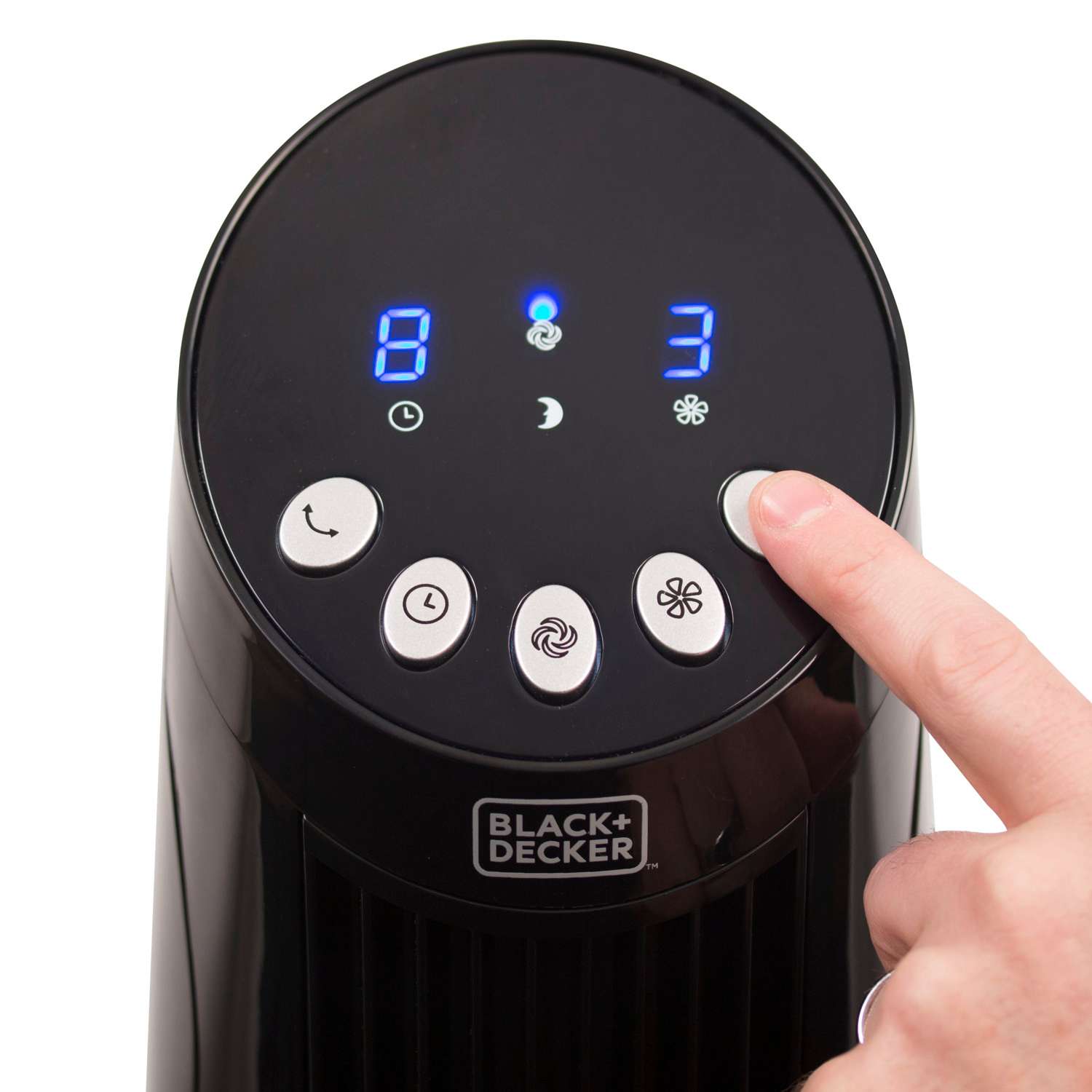 Black+decker Oscillating Digital Controls Ceramic Tower Heater