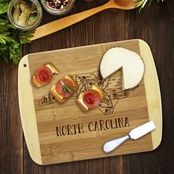 Totally Bamboo A Slice of Life 11 in. L X 8.75 in. W X 0.5 in. Bamboo Cutting Board