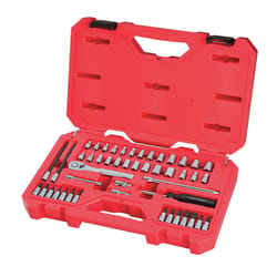 Craftsman 1/4 in. drive S Metric and SAE 6 Point Mechanic's Tool Set 48 pc