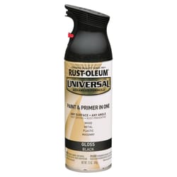 Rust-Oleum Universal Gloss Black Spray Paint 12 oz