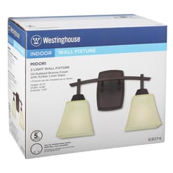 Westinghouse Midori 2-Light Oil Rubbed Bronze Wall Sconce