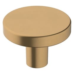 Amerock Versa Contemporary Round Cabinet Knob 1-3/8 in. D 1 in. Champagne Bronze 1 pk