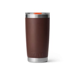 YETI Rambler 20 oz Wetlands Brown BPA Free Rambler Tumbler with MagSlider Lid