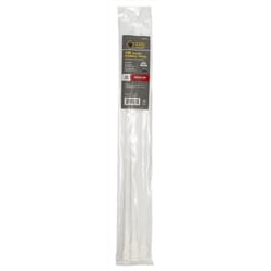 TR Ties Extra Wide Plastic Cable Ties - Black/White, Black : :  DIY & Tools