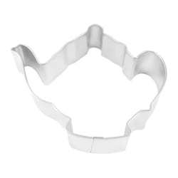 R&M International Corp International Corp 4 in. W X 4 in. L Teapot Cookie Cutter Silver 1 pc