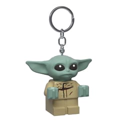 LEGO Star Wars Plastic Multicolored The Mandalorian Grogu Keychain w/LED Light