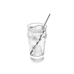 Outset Silver Stainless Steel Straws