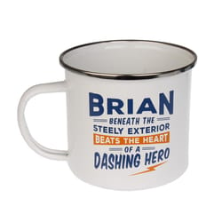 Top Guy Brian 14 oz Multicolored Steel Enamel Coated Mug 1 pk