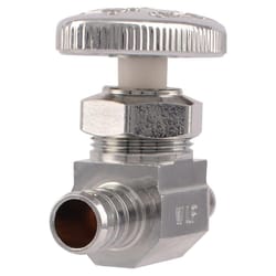 SharkBite 1/2 in. PEX Barb X 3/8 in. Brass Stop Valve