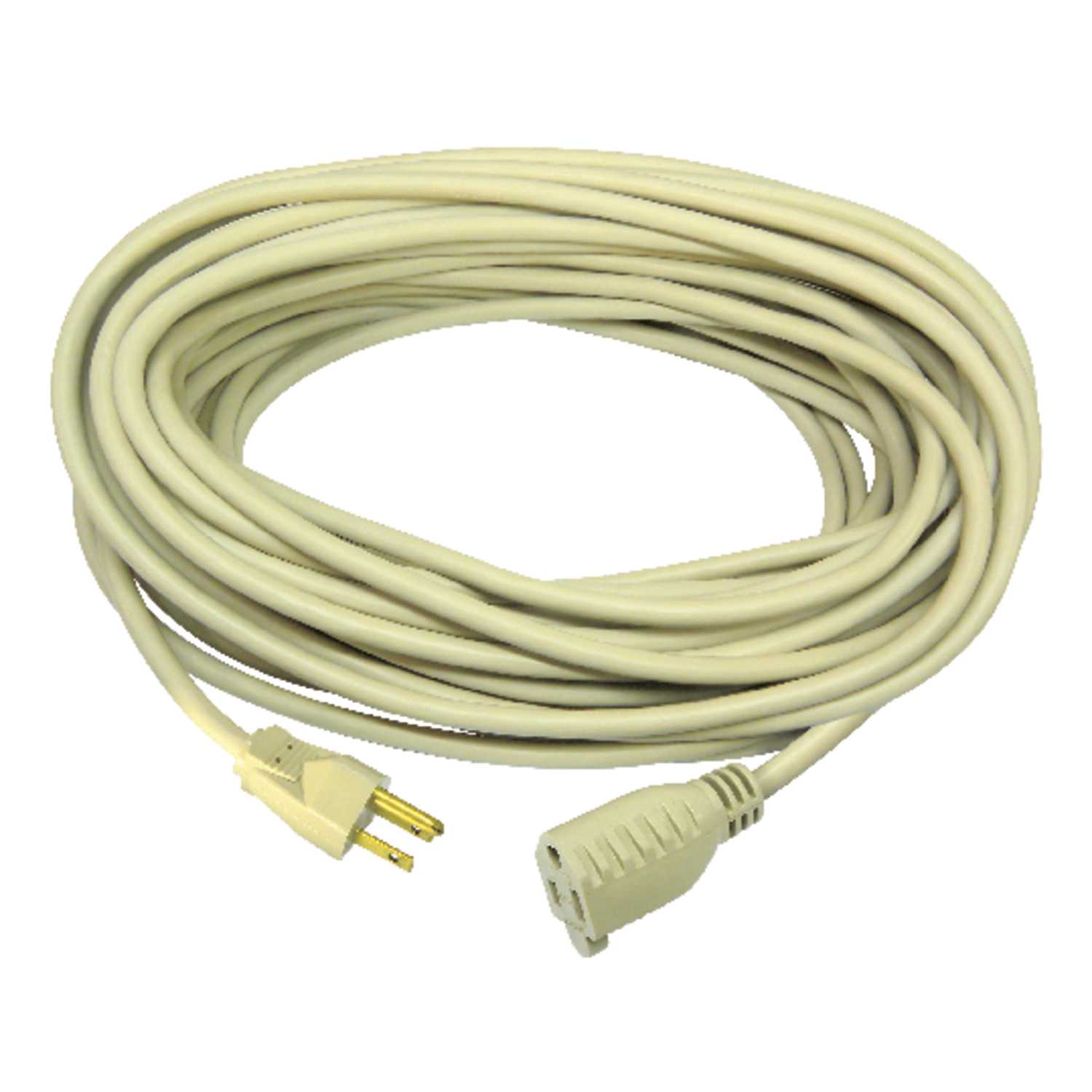 Ace Indoor and Outdoor 100 ft. L Beige Extension Cord 16/3 SJTW Ace
