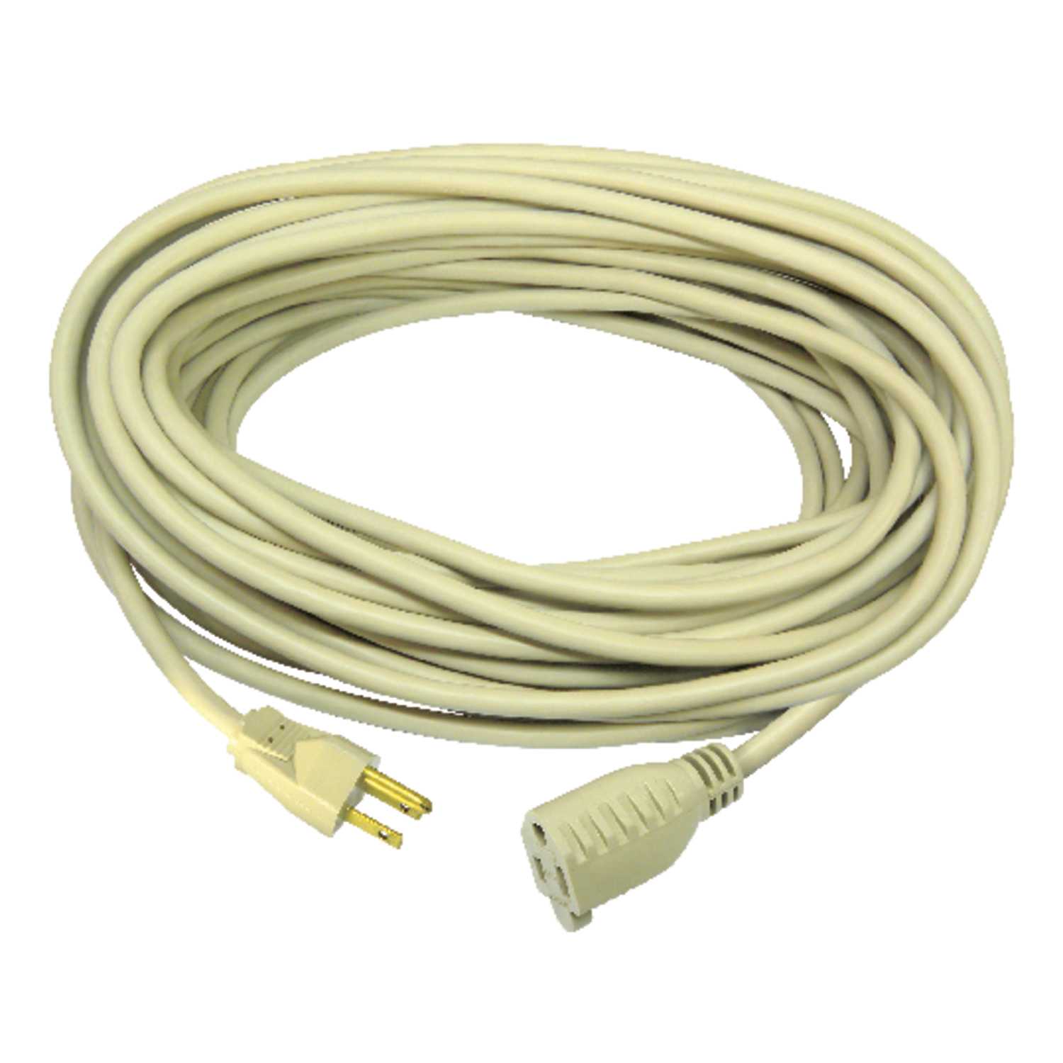 Ace Indoor and Outdoor 100 ft. L Beige Extension Cord 16/3