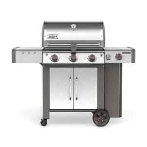 Weber  Genesis II LX S-340  3 burners Propane  Grill  Stainless Steel  43500 BTU 