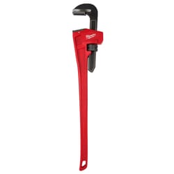 Milwaukee 8 in. Pipe Wrench Black/Red 1 pc