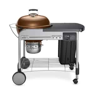 Weber  Performer Deluxe  Charcoal  22 in. W Copper  Kettle Grill 