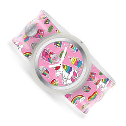 Watchitude Child's Unicorn Treats Pink Analog Watch Silicone Water Resistant One Size Fits Most