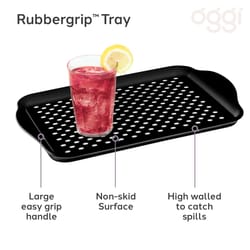 OGGI Black Polypropylene Serving Tray Serve Tray 1 each