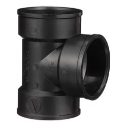 Charlotte Pipe 3 in. Hub X 3 in. D Hub ABS Vent Tee