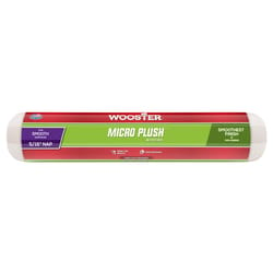 Wooster Micro Plush Microfiber 14 in. W X 5/16 in. Regular Paint Roller Cover 1 pk