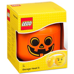 LEGO Pumpkin Storage Head Plastic Orange 1 pc