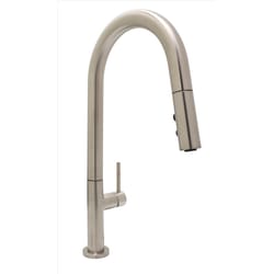 Huntington Brass Cevi One Handle Satin Nickel Pull-Down Kitchen Faucet